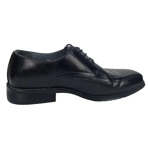 JF J. Ferrar Oxford Lace Up Dress Shoes men’s Size 9 M Black Lace Up Leather - Picture 9 of 15